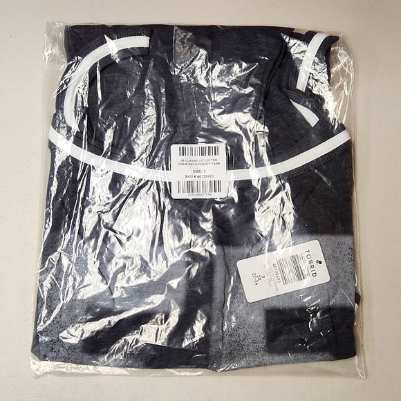 ❤️NWT VINTAGE TORRID VARSITY TANK - "55" GRAPHIC SUPER SOFT SLEEVELESS PLUS SIZE - Picture 3 of 13